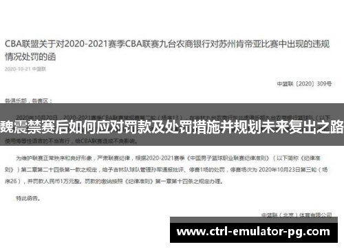 魏震禁赛后如何应对罚款及处罚措施并规划未来复出之路